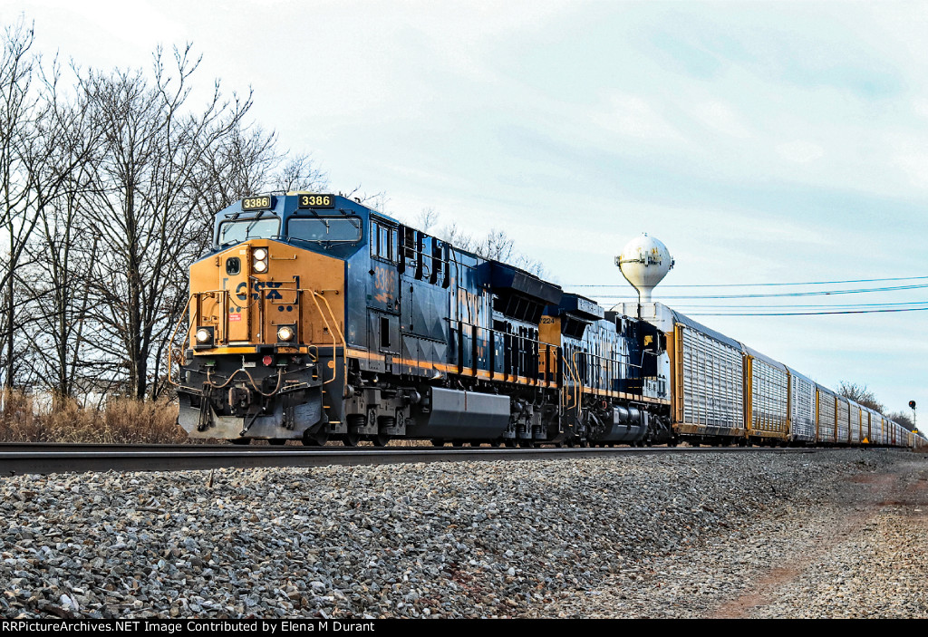 CSX 3386 on M-217